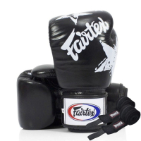 Боксерські рукавички Fairtex BGV1 Nation Print Black 16 унцій (бинти в комплекті) (BGV1_Print_16oz_Black)