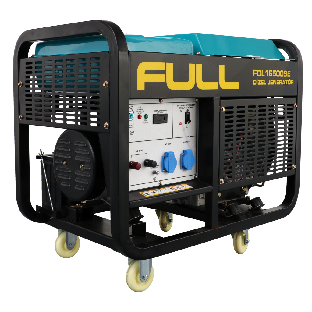 Генератор FULL дизельний FDL16500SE, 230V, 50Hz, 16.25kVA/12kW, 50 л, 4 л/год, стартер (FDL16500SE) Генератор FULL дизельний FDL16500SE, 230V, 50Hz, 16.25kVA/12kW, 50 л, 4 л/год, стартер (FDL16500SE)