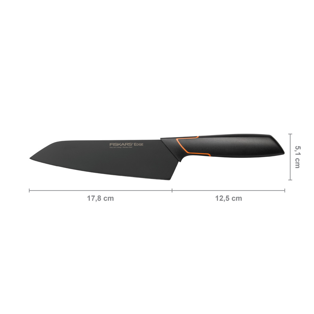 Кухонний ніж Fiskars Edge Santoku 17 см (1003097) Кухонний ніж Fiskars Edge Santoku 17 см (1003097)