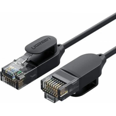 Патч-корд 3м, UTP cat 6 RJ-45 COPPER black Ugreen (U_70653)