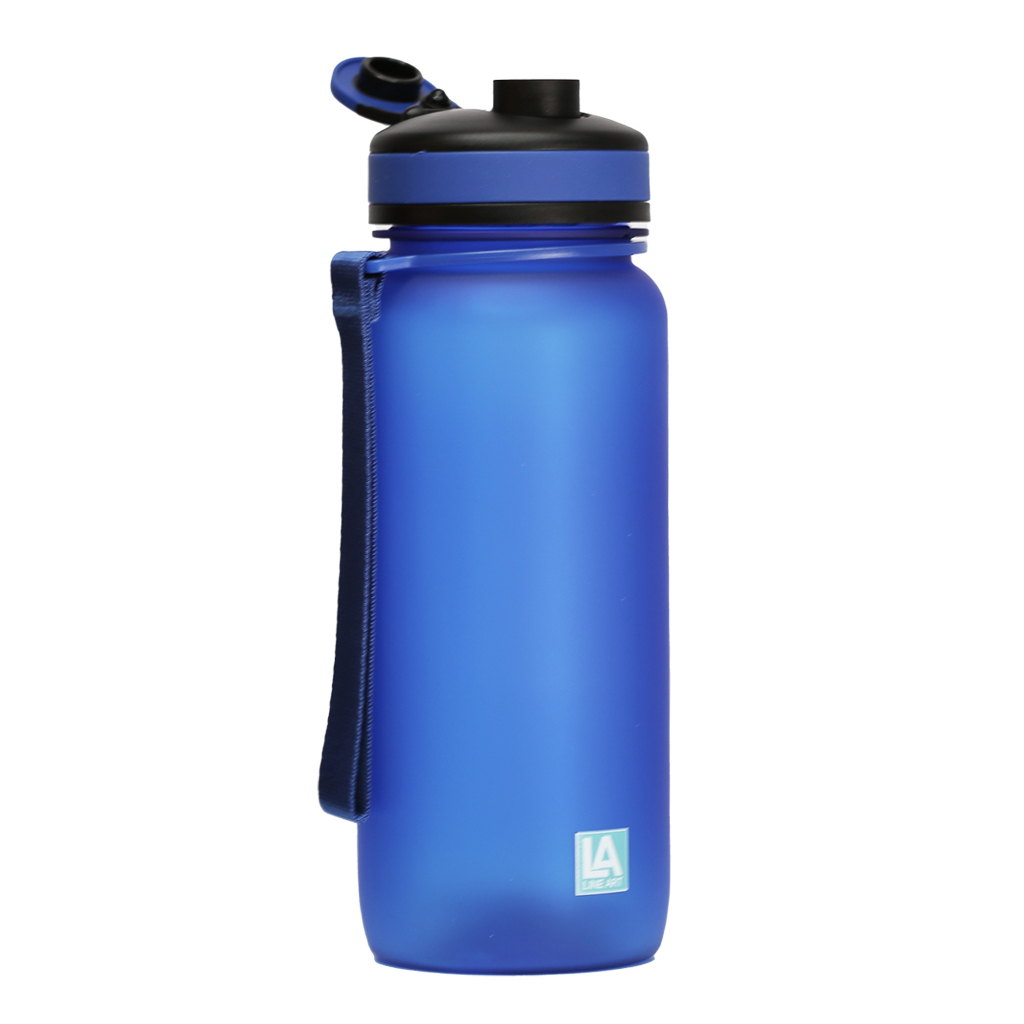 Пляшка для води Line Art Flores 650 мл синій (60014218LA-03) Пляшка для води Line Art Flores 650 мл синій (60014218LA-03)