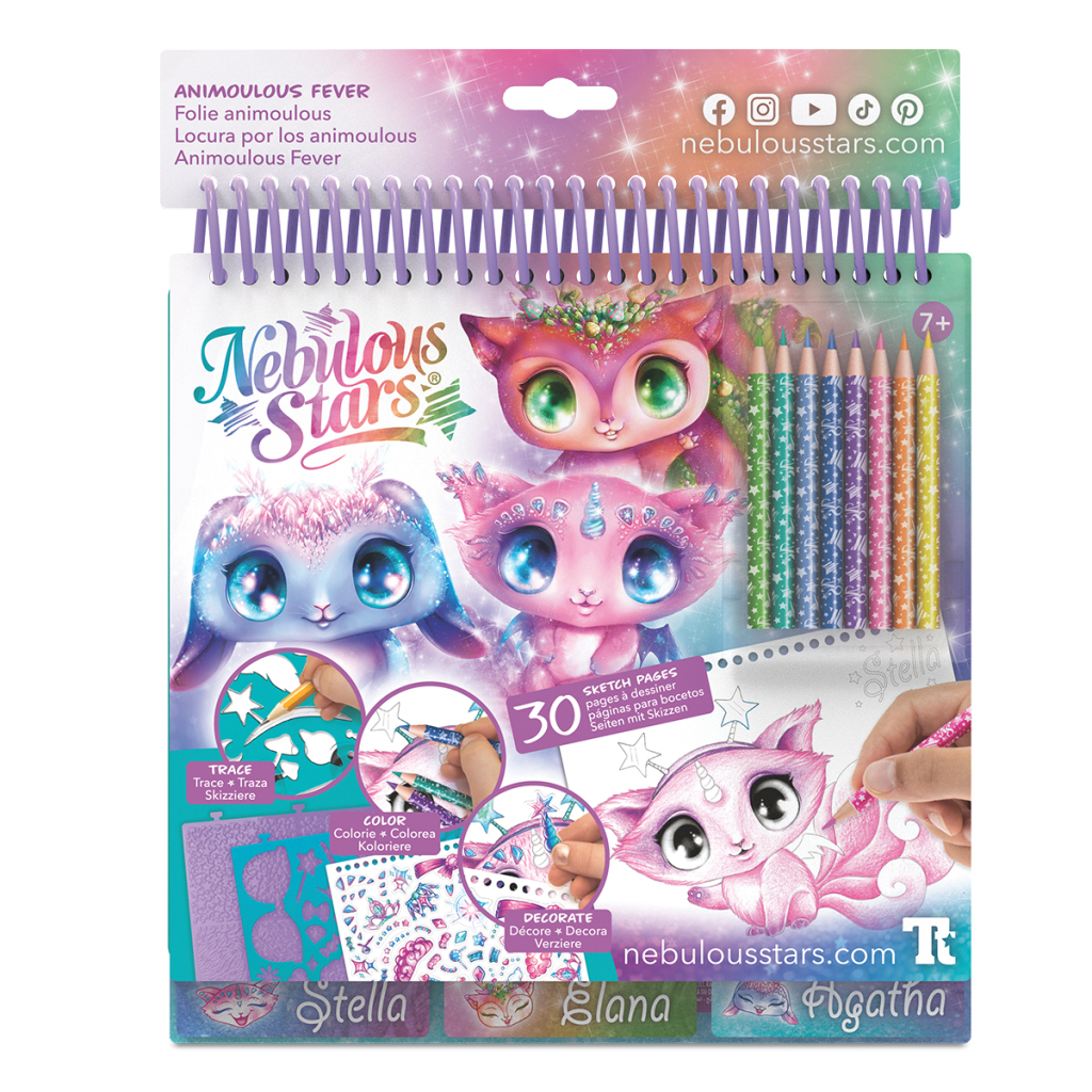 Набір для творчості Nebulous Stars Скетчбук Зоряні друзі (11141)