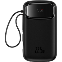 Батарея універсальна Baseus Qpow2 20000mAh 22.5W PD, QC/3.0, Black (P10055002113-00)