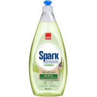 Manual dishwashing liquid Sano Spark Lemongrass 500 ml (7290102993376)