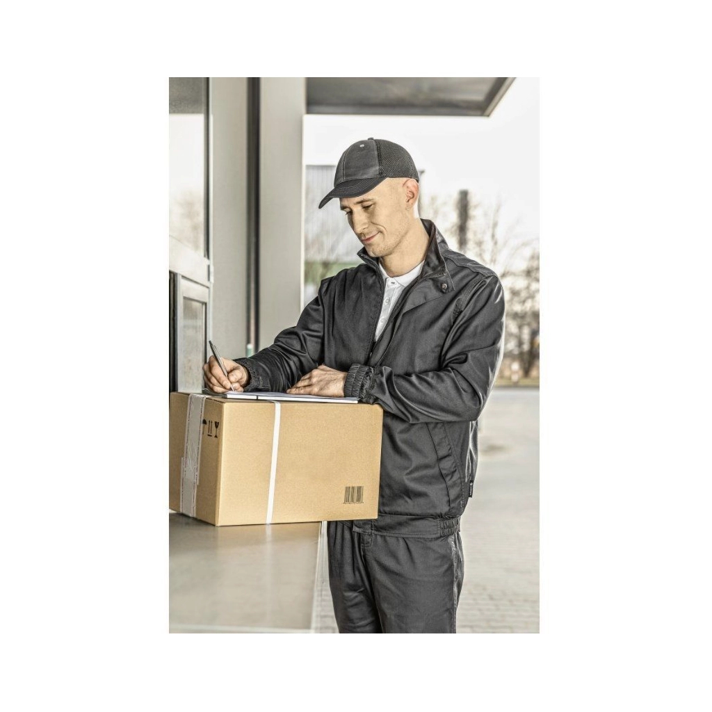 Штани робочі Hoegert FABIAN HT5K309-XL 65% поліестер/35% бавовна темно-сірі, XL (54) (HT5K309-XL)