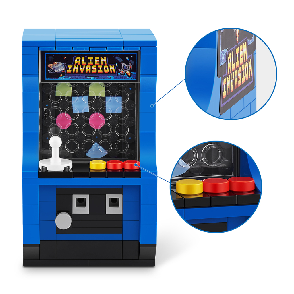 Конструктор Max в капсулі Retro S1 – Ігровий аркадний автомат (83185BGQ8)