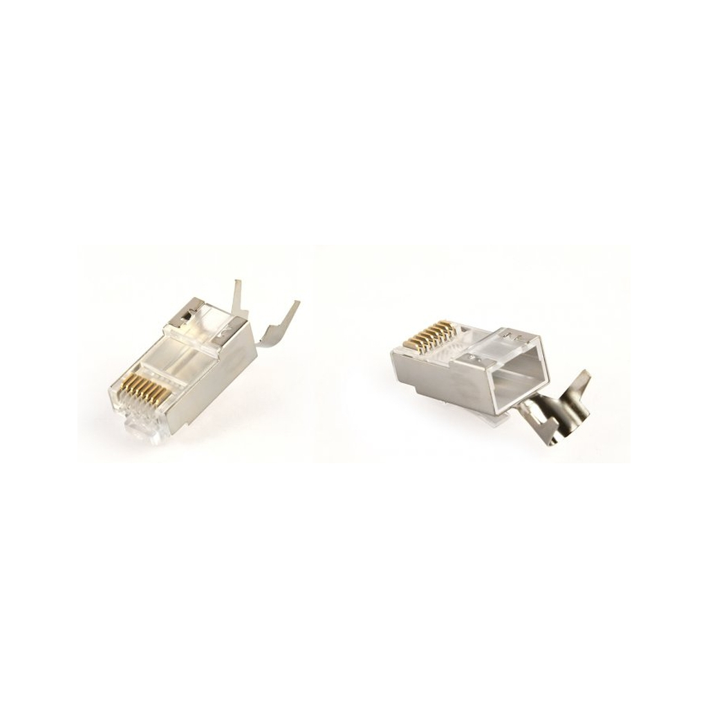 Конектор RJ45 cat.7 FTP 8P8C * 10 (наскрізні отв., позолоч. конт.) Cablexpert (LC-PTF7-01/10)