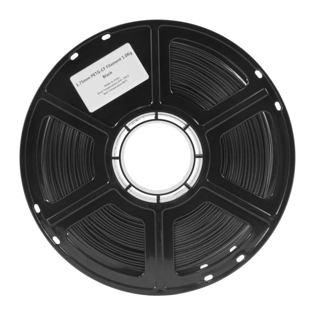 Пластик для 3D-принтера Flashforge PETG-CF 1,75mm 1kg Black (90007816001)