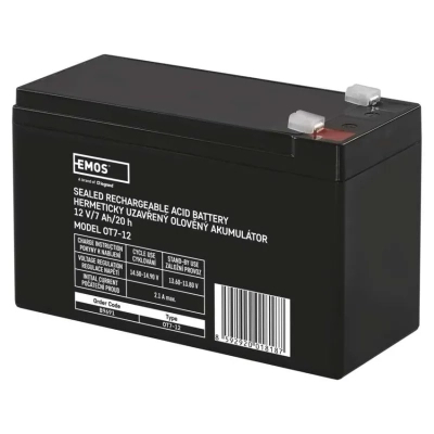 Батарея до ДБЖ EMOS B9691 AGM 12V 7Ah fast 4,7mm (B9691)
