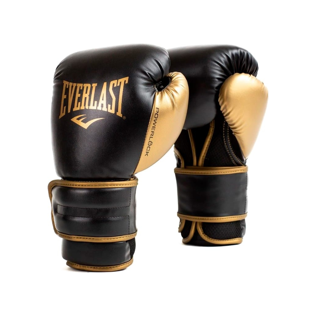 Боксерські рукавички Everlast PowerLock Boxing Training Gloves P00002661 чорний, золотий 10 унцій (009283611965) Боксерські рукавички Everlast PowerLock Boxing Training Gloves P00002661 чорний, золотий 10 унцій (009283611965)