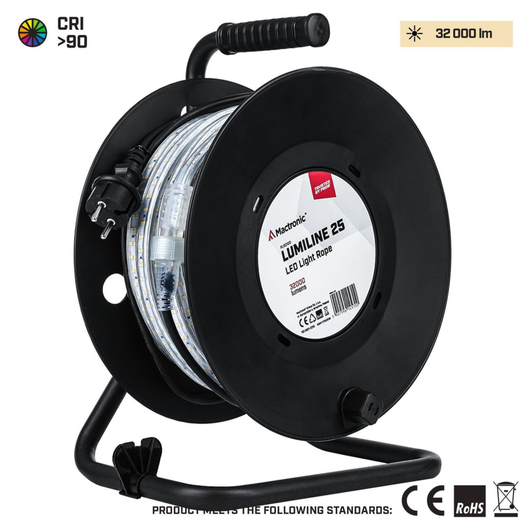 Ліхтар Mactronic Стрічка професійна Lumiline 25 (32 000 Lm) 90 CRI (PLR0100) (DAS303743) Ліхтар Mactronic Стрічка професійна Lumiline 25 (32 000 Lm) 90 CRI (PLR0100) (DAS303743)