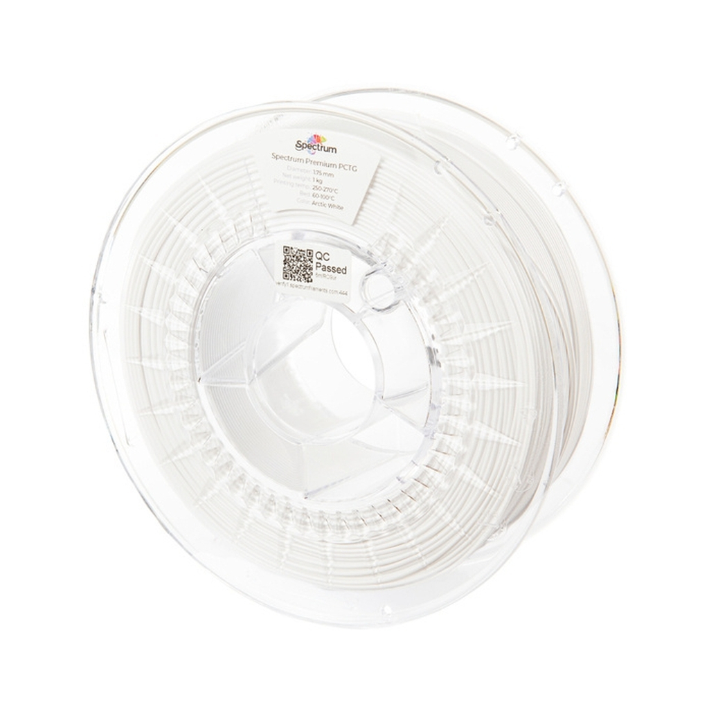 Пластик для 3D-принтера Spectrum PCTG Premium 1.75mm 1kg White, Arctic RAL 9016 (80660)