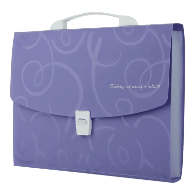Папка - портфель Buromax A4/35мм, BAROCCO, violet (BM.3719-07) Папка - портфель Buromax A4/35мм, BAROCCO, violet (BM.3719-07)