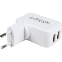 Зарядний пристрій EnerGenie 2-port Universal USB charger 2.1A (EG-UC-AC1)