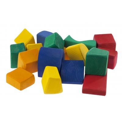 Конструктор Nic деревянный Большой цветной 17 эл. (NIC523287) Конструктор Nic деревянный Большой цветной 17 эл. (NIC523287)