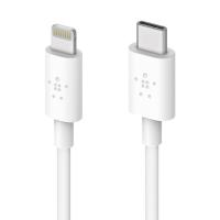 Дата кабель USB-C to Lightning 1.2m USB 3.1 BOOST^CHARGE™ white Belkin (F8J239BT04-WHT)