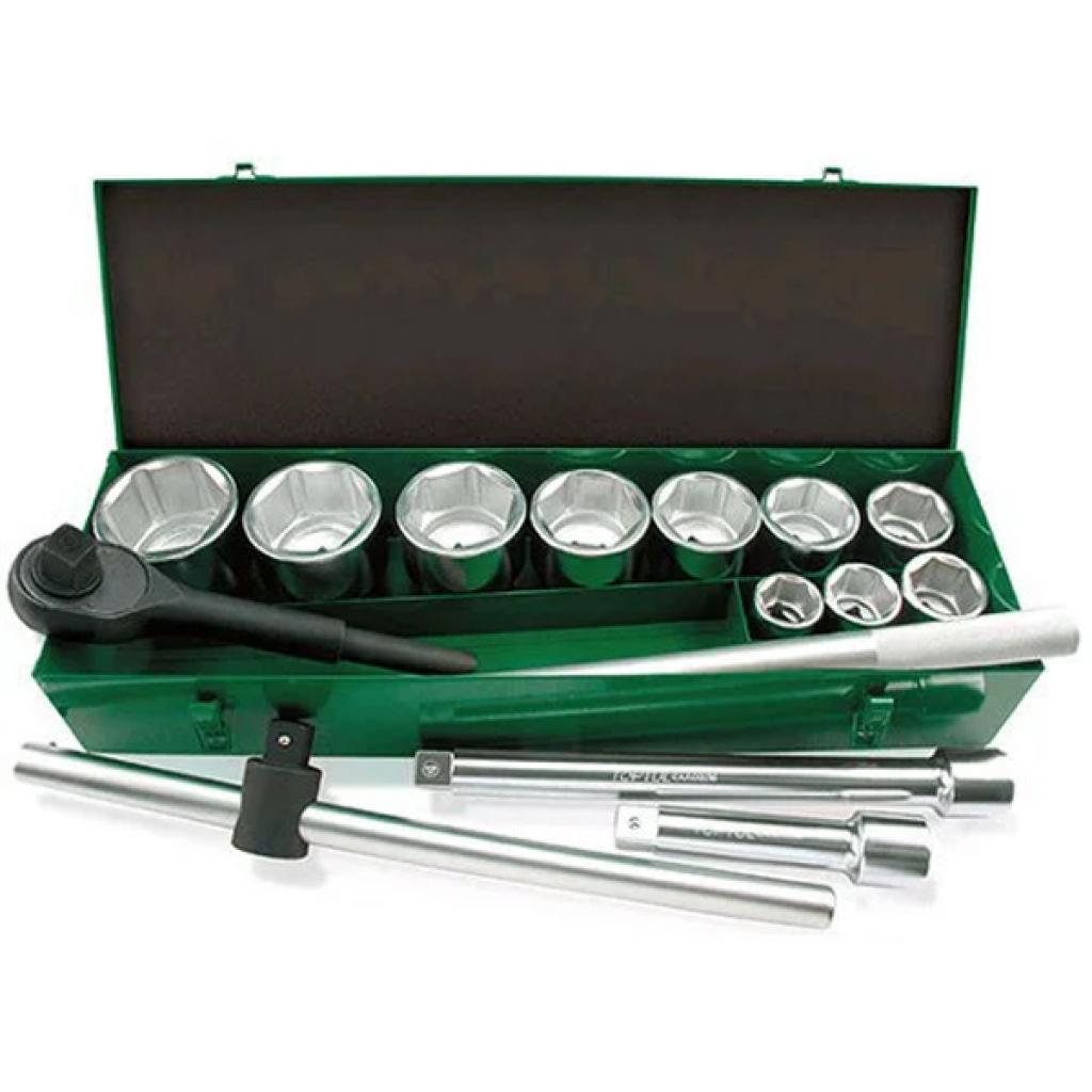 Набір інструментів Toptul автомобільний 1" 14од. (6-гр.) (GCAD1402) Набір інструментів Toptul автомобільний 1" 14од. (6-гр.) (GCAD1402)