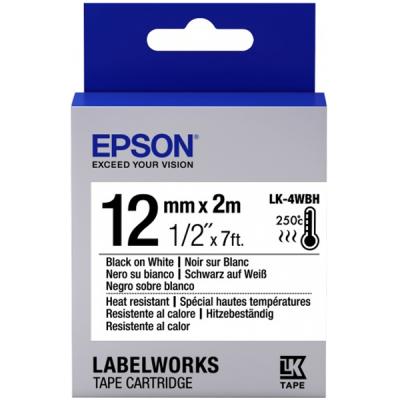 Ribbon for Epson LK-4WBH label printer (C53S654025)