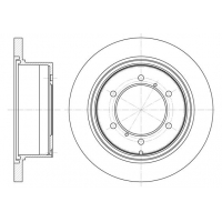 Brake disc REMSA 6552.00