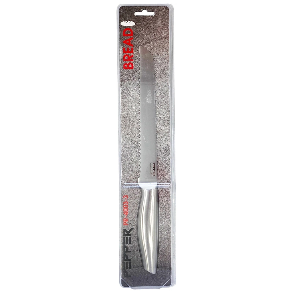 Кухонний ніж Pepper Metal для хлібу 20,3 см PR-4003-3 (100180) Кухонний ніж Pepper Metal для хлібу 20,3 см PR-4003-3 (100180)