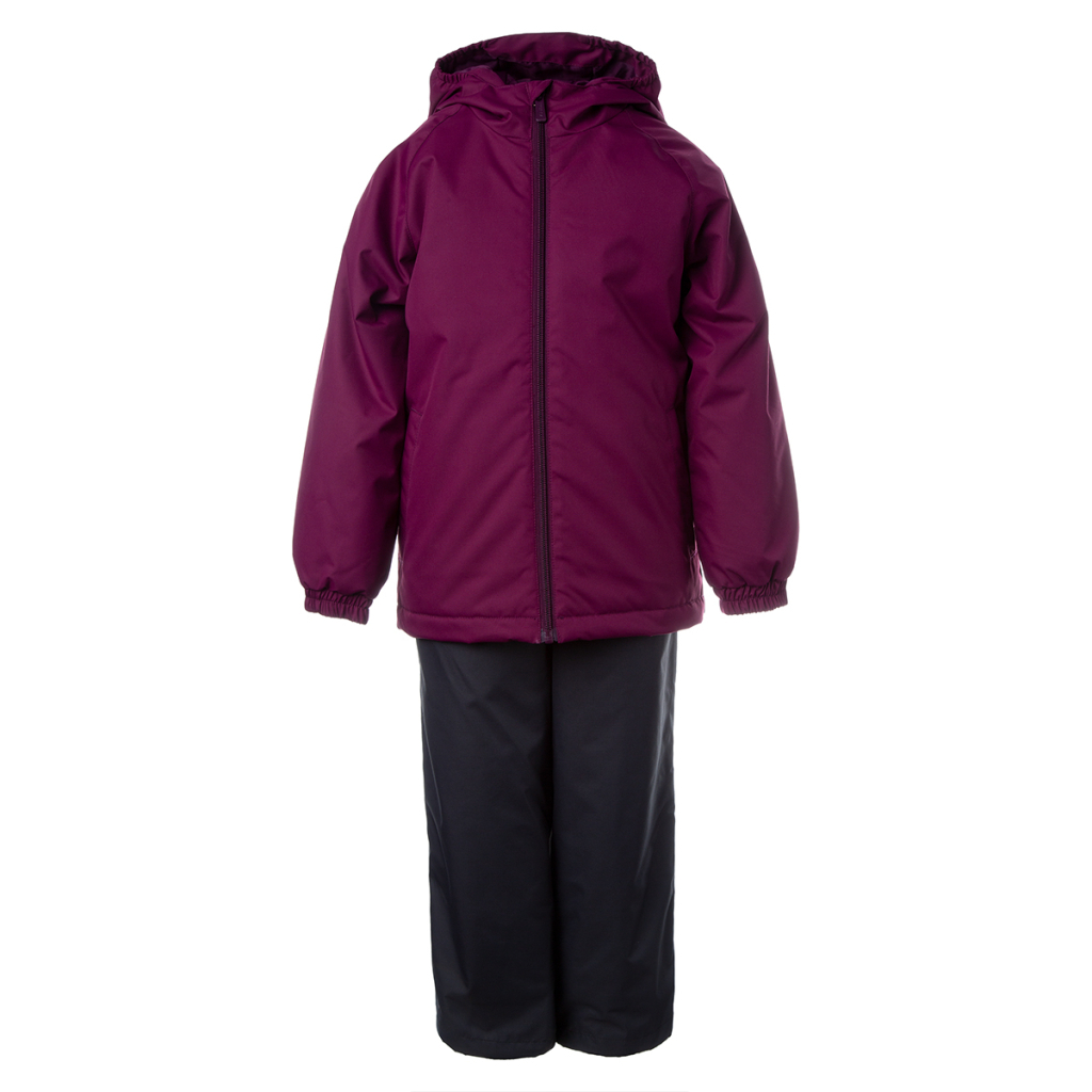 Комплект верхнього одягу дитячий Huppa REX 45080014 бордовий/темно-сірий 104 (4741468877068)