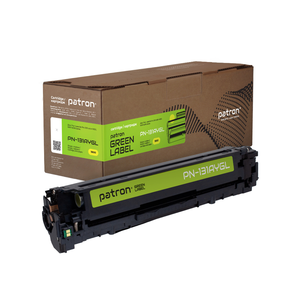 Картридж Patron HP 131A (CF212A) Green Label, yellow (PN-131AYGL) Картридж Patron HP 131A (CF212A) Green Label, yellow (PN-131AYGL)