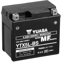 Car battery Yuasa 12V 4Ah MF VRLA Battery AGM (YTX5L-BS)