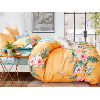 Bed sheet MirSon Satin Premium 22-1267 Tropics 240x260 cm (2200003068559)
