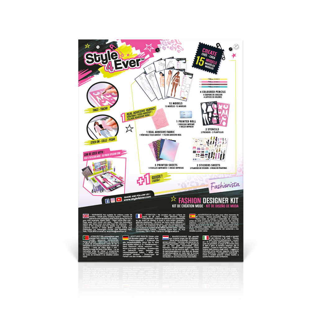 Набір для творчості Canal Toys Style 4 Ever Юний дизайнер Fashionista (OFG233/1) Набір для творчості Canal Toys Style 4 Ever Юний дизайнер Fashionista (OFG233/1)