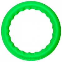 Dog toy Collar PitchDog Fetch ring 28 cm light green (62385)