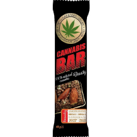 Батончик Вітапак Cannabis Bar с миндалем + семена каннабиса 40г (4820113926167)