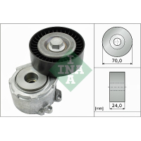 Belt tensioner with roller INA 534 0110 20