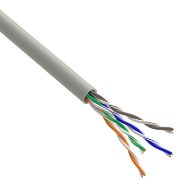 Кабель мережевий OK-Net UTP 100м cat.5e (U/UTP-cat.5Е-SL) (КПВ-ВП (100) 4*2*0,46 / 100)