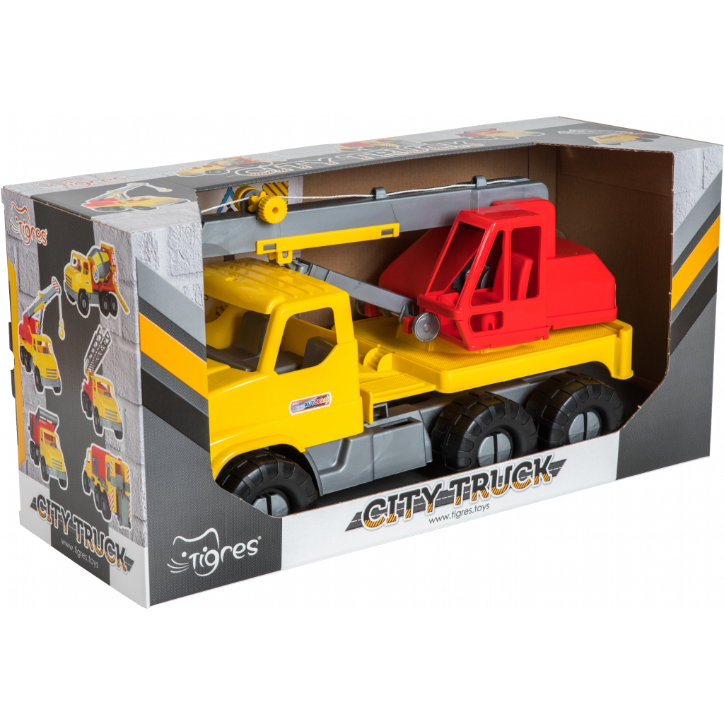 Спецтехніка Tigres Авто "City Truck" кран в коробці (39366)