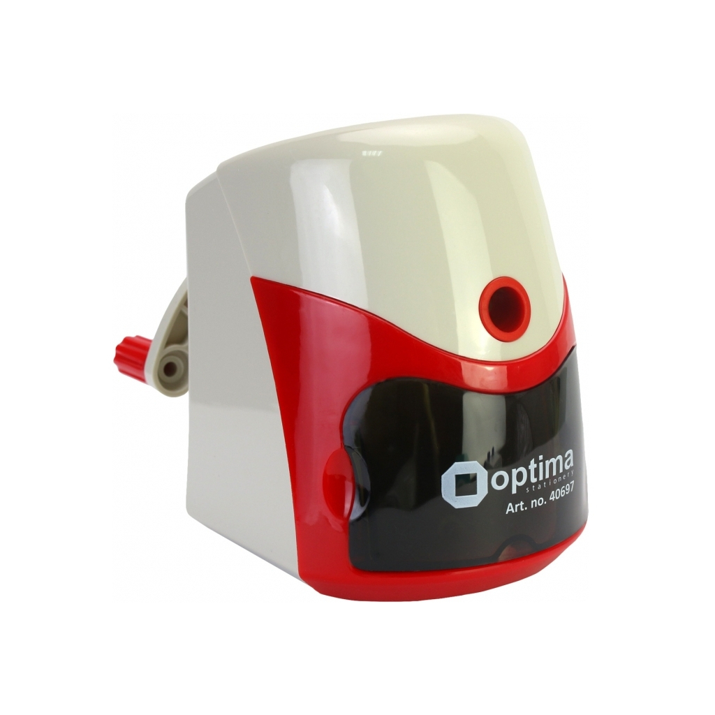 Точилка Optima Механічна для олівця з автоматичною подачею, червона (O40697) Точилка Optima Механічна для олівця з автоматичною подачею, червона (O40697)