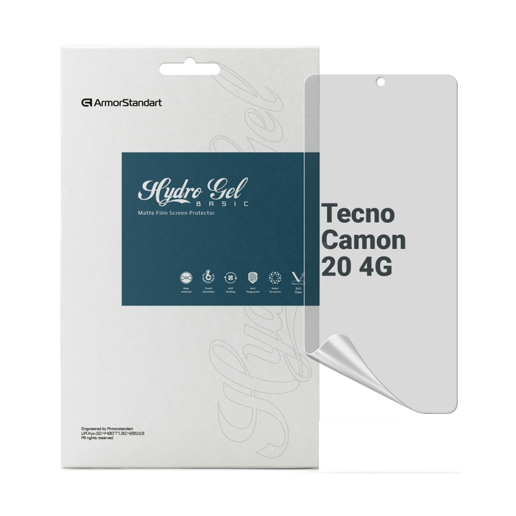 Плівка захисна Armorstandart Matte Tecno Camon 20 4G (ARM69133) Плівка захисна Armorstandart Matte Tecno Camon 20 4G (ARM69133)