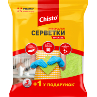 Cleaning wipes Chisto Praktik universal 3+1 pcs. (4823098407928)