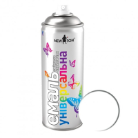Аерозольна фарба для автомобіля New Ton універсальна 9010 білий мат 400 мл (244)