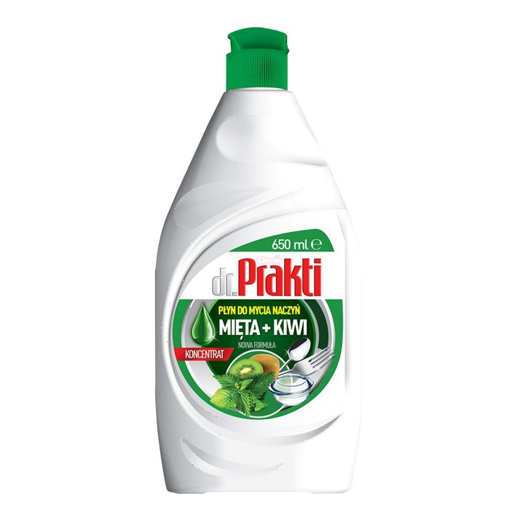 Засіб для ручного миття посуду Dr. Prakti Mieta + Kiwi 650 мл (5903855502673)