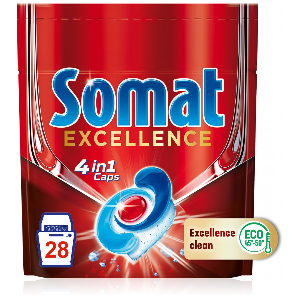 Таблетки для посудомийних машин Somat Excellence 28 шт. (9000101576139)