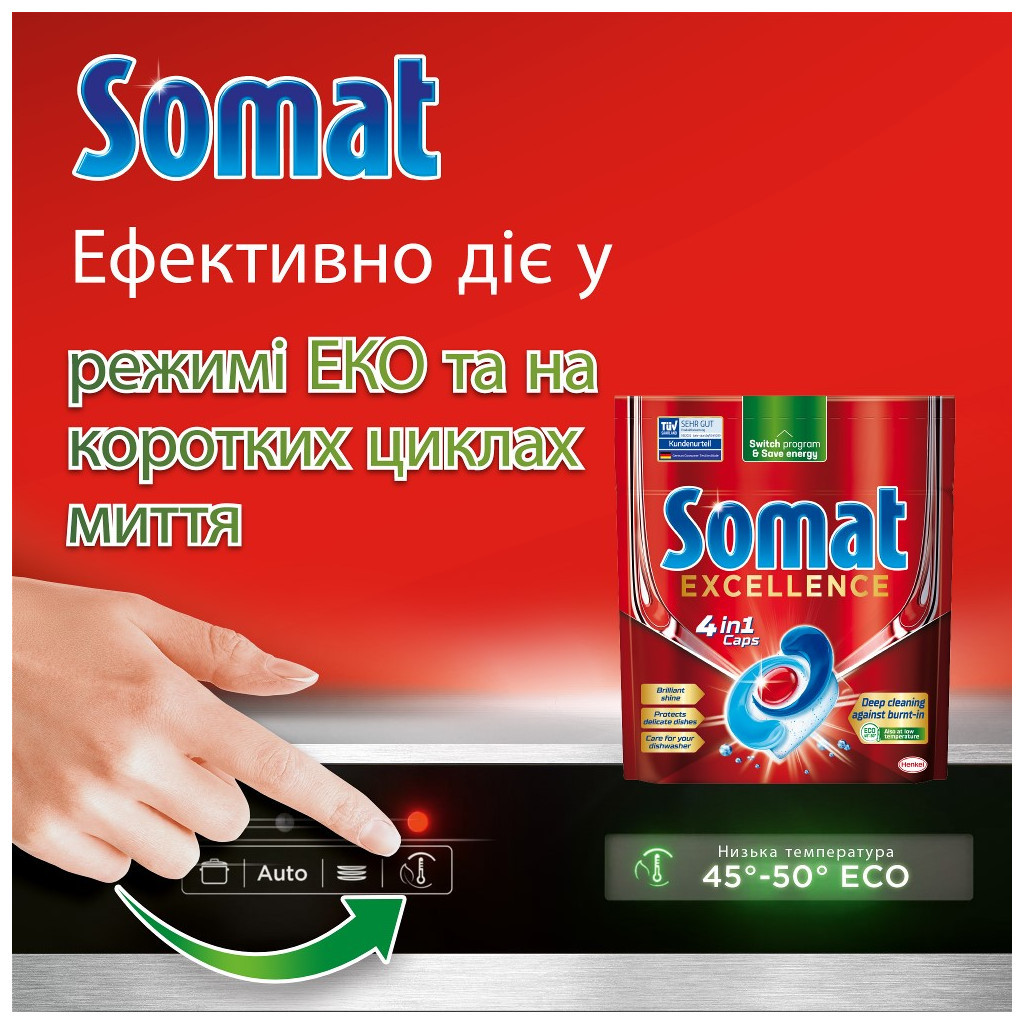 Таблетки для посудомийних машин Somat Excellence 28 шт. (9000101576139)