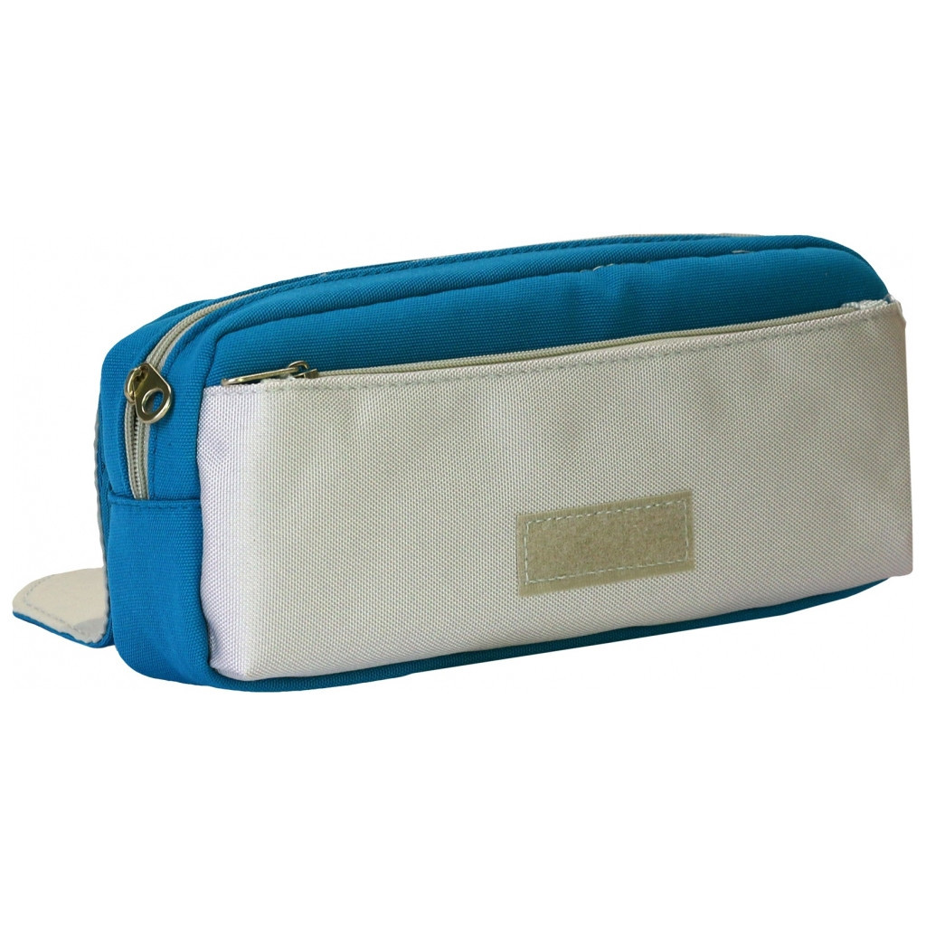 Пенал Cool For School 2 відділення з кишенею Синій (CF6920-blue) Пенал Cool For School 2 відділення з кишенею Синій (CF6920-blue)