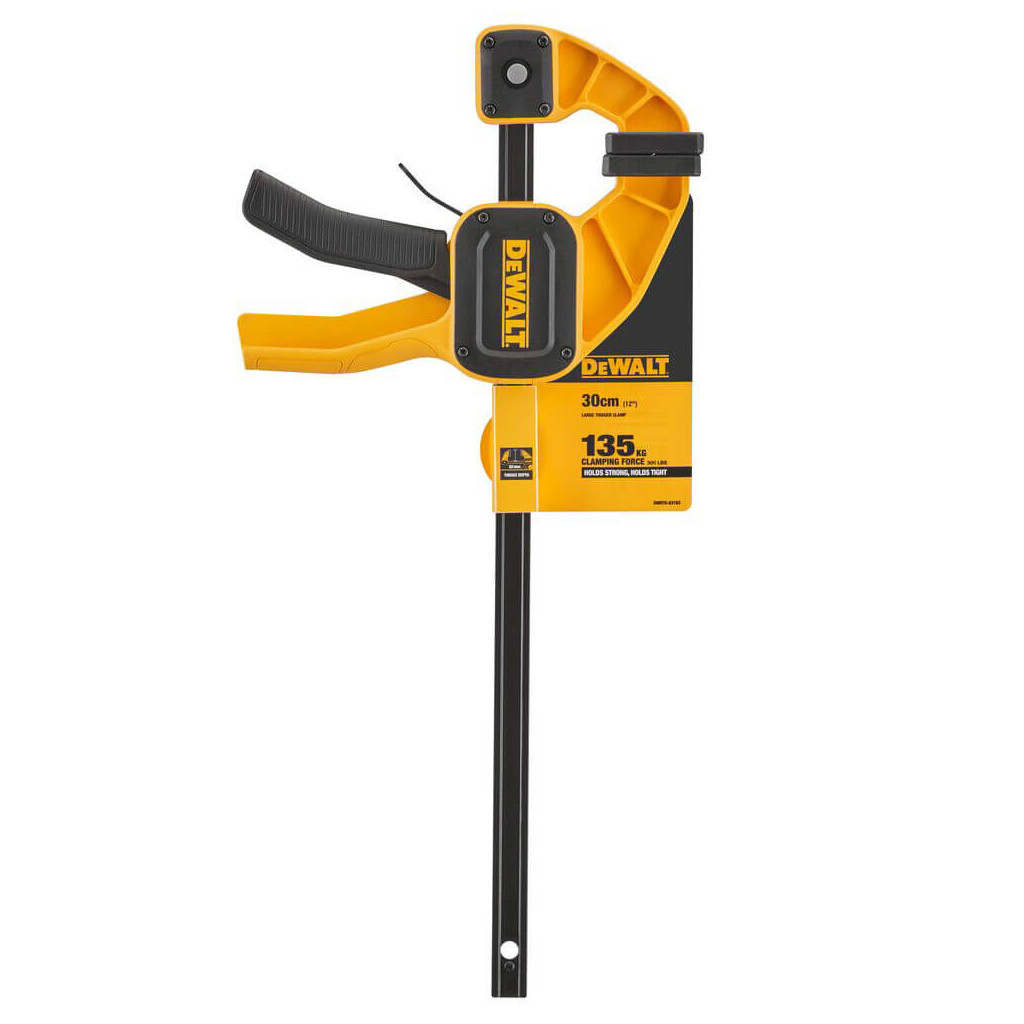 Струбцина DeWALT "L" тригерна (швидкозатискна), 300 мм, тиск 135 кг. (DWHT0-83193)