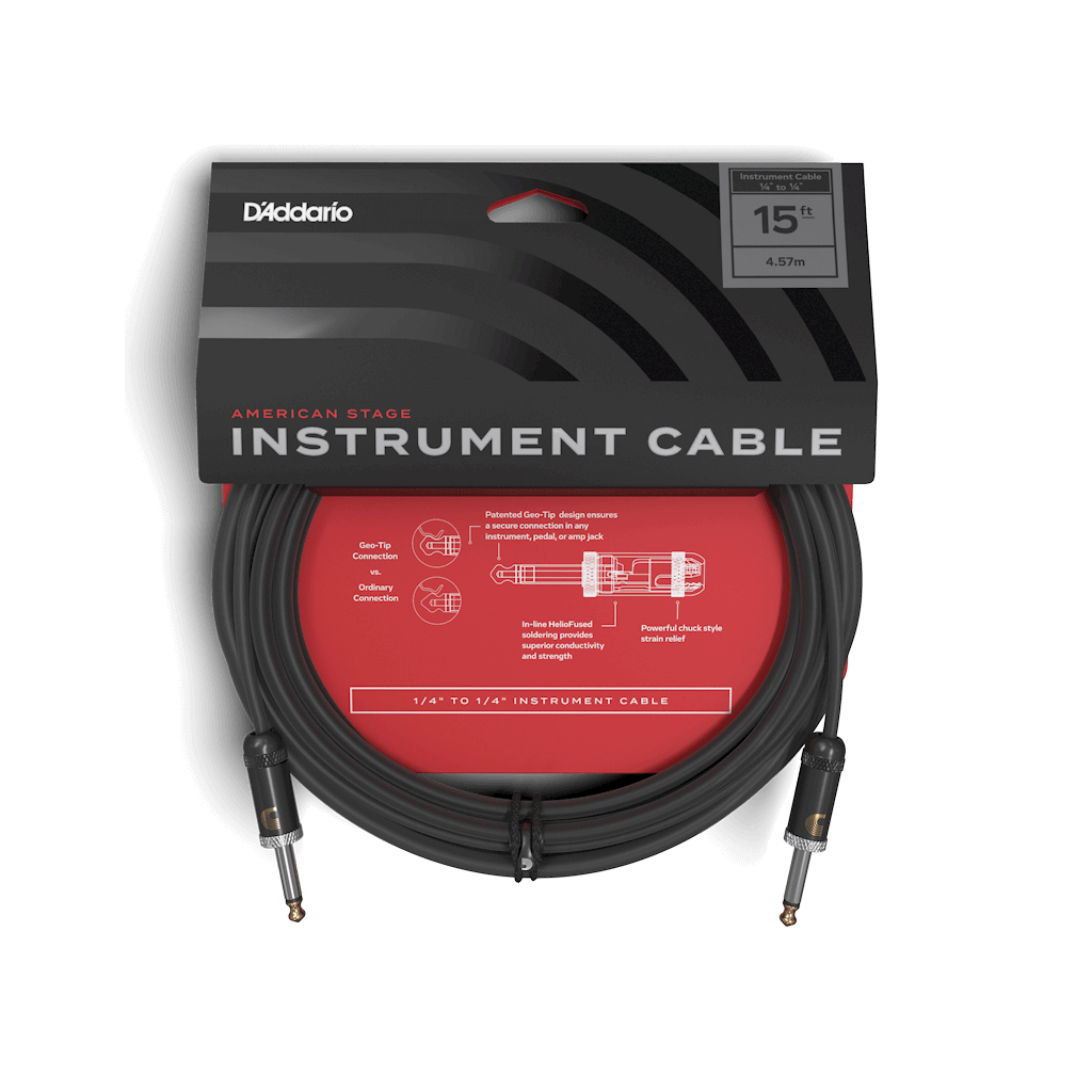 Інструментальний кабель D'Addario American Stage 4.5m (PW-AMSG-15)