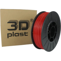 Plastic for 3D printer 3Dplast PETG 1.75mm, 0.85kg, red (3DPTG17508RD)
