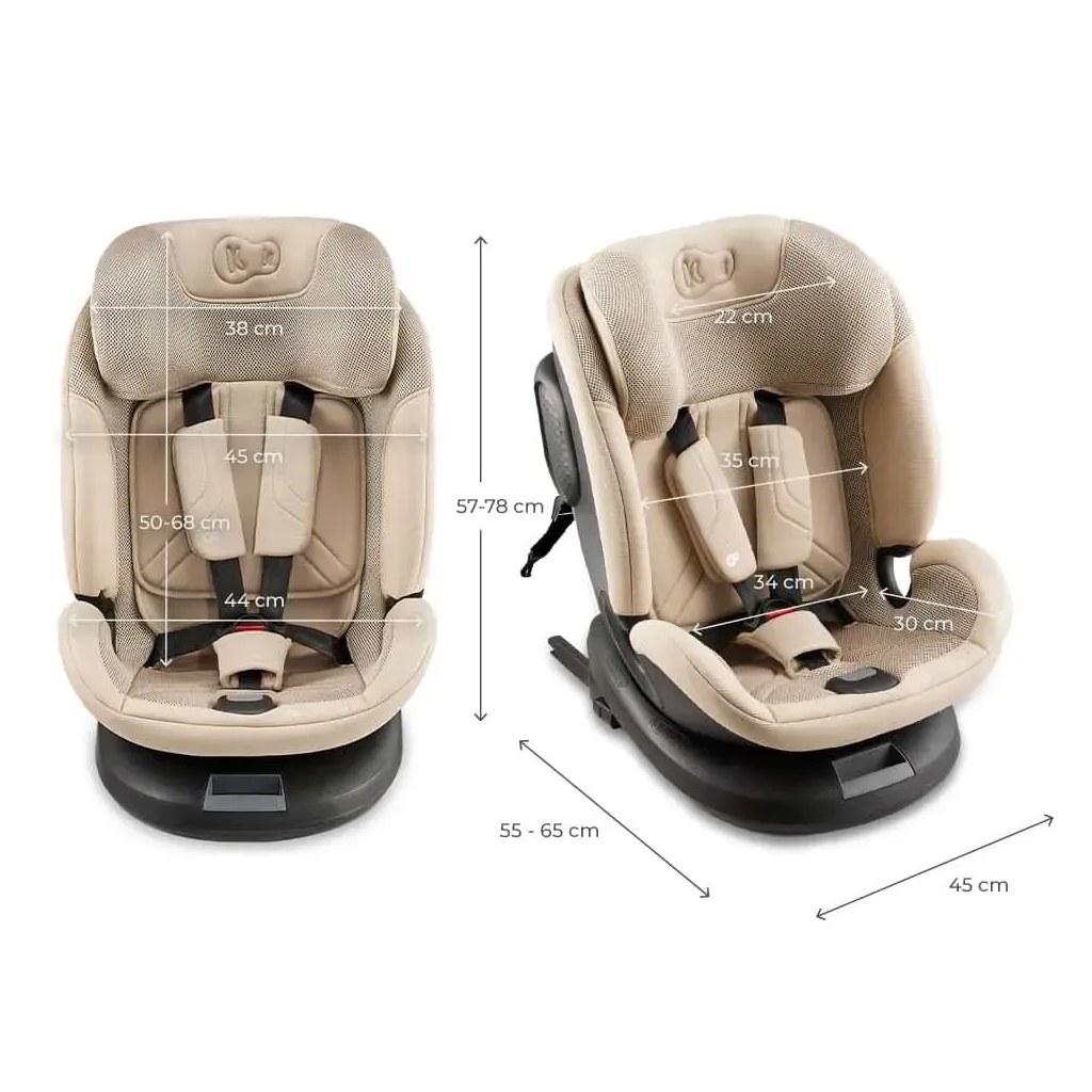 Автокрісло Kinderkraft Xpedition 3 i-Size 360 Beige (KCXPED03BEG0000) (5902533926794)