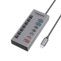 Promate USB Hub 7 ports gegahub-10g hub (gegahub-10g)