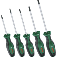 Bosch Torx screwdriver set 5 pcs., T10, 15, 20, 25, 30. (1.600.A02.BX6)