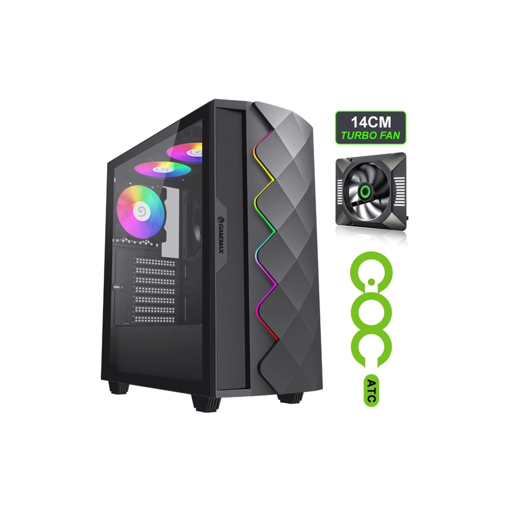 Корпус Gamemax Black Diamond CP Корпус Gamemax Black Diamond CP