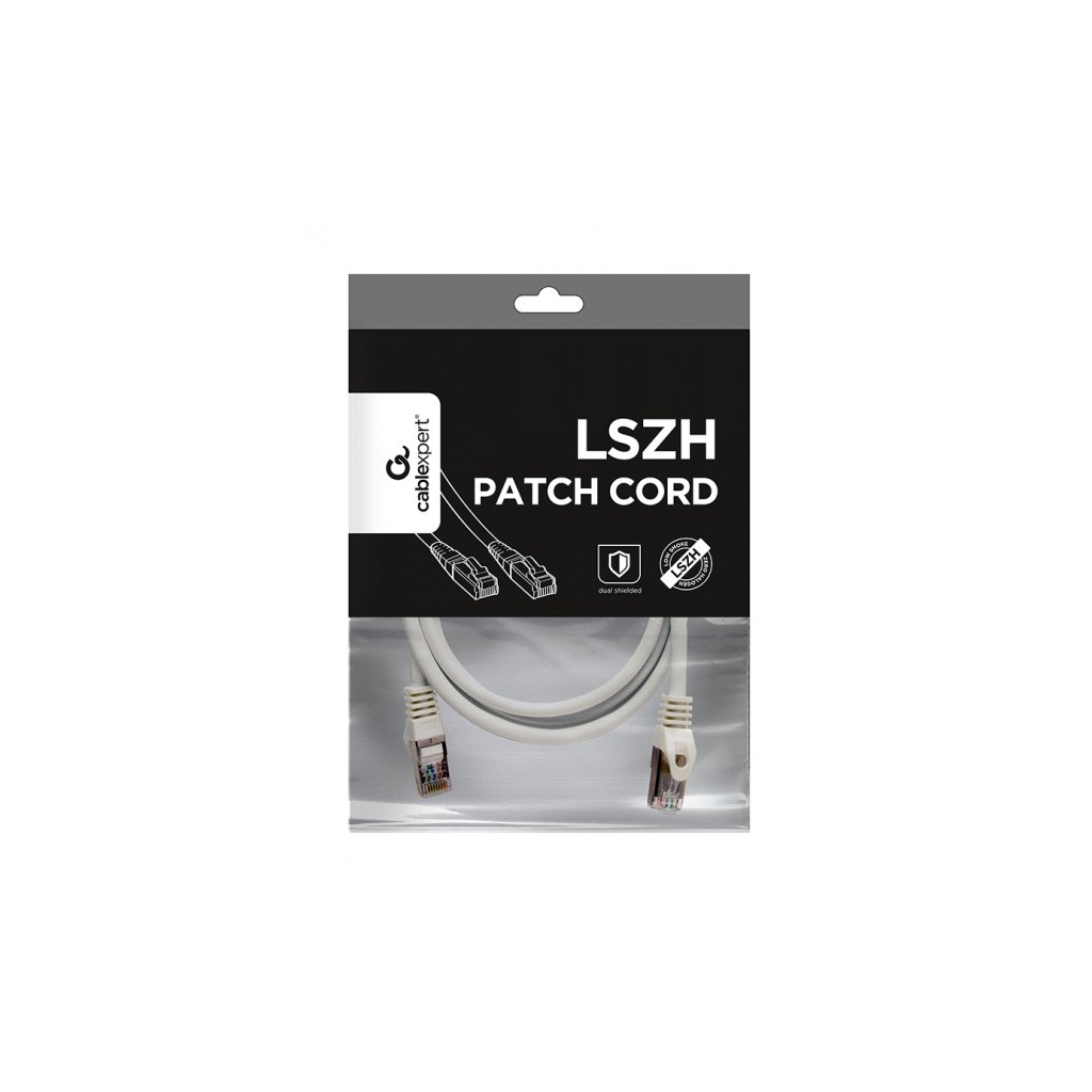 Патч-корд Cablexpert 1.5м S/FTP Cat 6A CU LSZH white (PP6A-LSZHCU-W-1.5M)